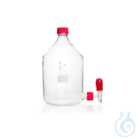 DURAN® Stutzenflasche, mit GL 45 Gewinde und GL 32 Bodentubus-Seitenarm DURAN® Stutzenflasche,...