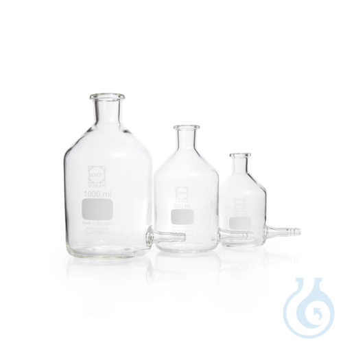 DURAN&reg; Aspirator Bottle, unground neck, wit...