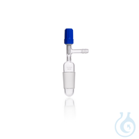 Robinet pour dessicateur DURAN®, avec pointe en PTFE , pour couvercle à tubulure, pour type NOVUS