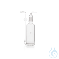 DURAN® Gas Washing Bottle, fused-in filter disc, standard ground joint and cap DURAN® Gas Washing...