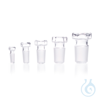 DURAN® zeskant holle stoppen, vlak, DG-geslepen, NS 24/29