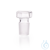 DURAN® Tapones de vidrio hueco, hexagonal, con fondo plano, esmerilado, NS 12/14