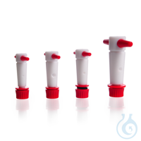 PTFE Key, with thread, with three part retaining device PTFE Key, with thread and three part...