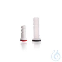Olive droit en matiére plastique, avec joint silicone (VMQ), pour capuchon vissable ouvert GL 14