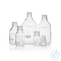 DURAN® PURE Flasche, mit DIN Gewinde