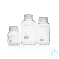 6Artículos como: DURAN PURE Frascos con rosca GLS 80, graduados, con tapa de protección contra...