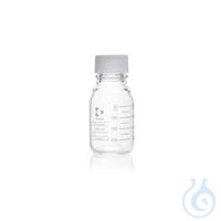 DURAN® Premium GL 45 Flasche, klar, mit Premium-Schraubverschluss und Ausgießrin DURAN® GL 45...