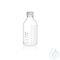DURAN® Premium GL 45 Bottle, clear, with premium screw cap and pouring ring DURAN® Premium Bottle...