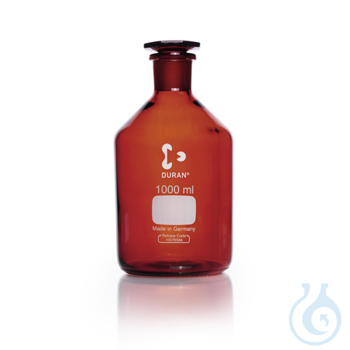 DURAN&reg; Reagent Bottle, narrow neck, amber, ...