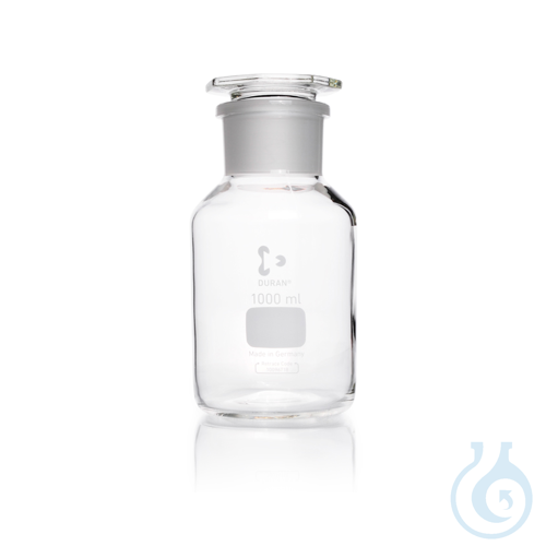 DURAN&reg; Standflasche, Weithals, klar, Hals m...