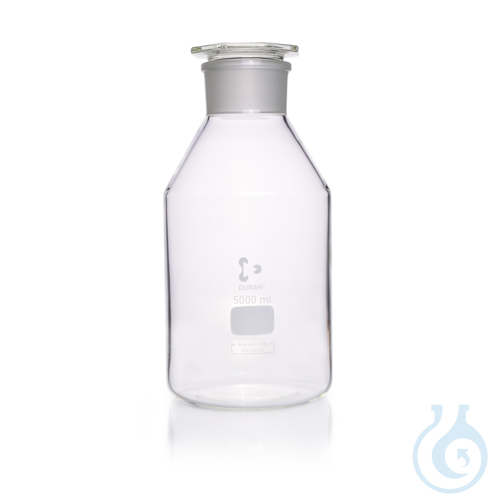 DURAN&reg; Standflasche, Weithals, klar, Hals m...