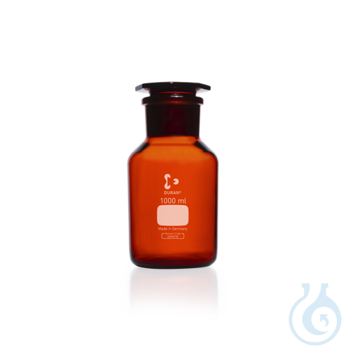 DURAN&reg; Standflasche, Weithals, braun, USP ,...