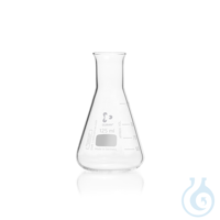 Fiole Erlenmeyer DURAN® à col étroit avec graduation, 125 ml