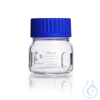 DURAN® Frascos con deflectores, GLS 80, claro, graduados, con tapa roscada y...