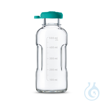 DURAN&reg; Autoklavier Flasche mit Aufsteck-Gummikappe 500 ml