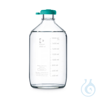 DURAN&reg; Autoklavier Flasche mit Aufsteck-Gummikappe 2000 ml
