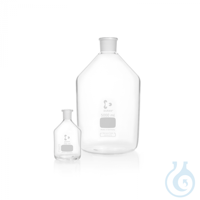 5Articles like: DURAN® Reagent Bottle, narrow neck, clear, neck with standard ground joint...