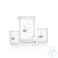 DURAN® Becher, niedrige Form, mit Ausguss, 25 ml Bechergläser sind zylindrische Gefäße mit einer...