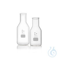 DURAN® cultuurfles, rechte hals voor metalen kappen, 100 ml