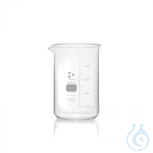 DURAN&reg; Becher, niedrige Form, mit Ausguss