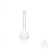 DURAN® Volumetric flask, partially ground, NS 14/23, 100 ml, without print