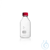 DURAN® Original GL 45 Laborflasche, klar, mit Hochtemperatur-Schraubverschluss (PBT, rot) und...