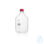DURAN® Original GL 45 Laborflasche, klar, mit Hochtemperatur-Schraubverschluss (PBT, rot) und...