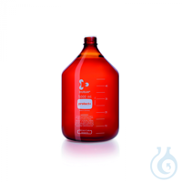 DURAN&reg;, &aacute;mbar, Frasco para laboratorio, protect+ provistos de recubrimiento...