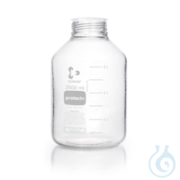 DURAN&reg;, Transparente, Frasco para laboratorio, protect+ provistos de...