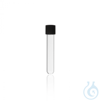Cultuurbuisjes, disposable, kalk-soda-glas, 16 x 100 mm, GL 18, schroefdop (PP) met rubber dichting