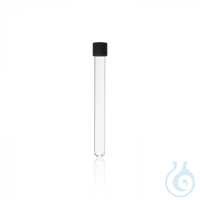 Cultuurbuisjes, disposable, kalk-soda-glas, 16 x 160 mm, GL 18, schroefdop (PP) met rubber dichting
