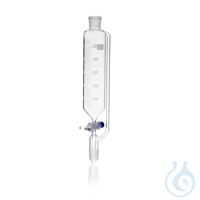 DURAN® Tropftrichter, mit Druckausgleich, zylindrisch, mit Teilung und Schliff DURAN®...