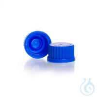 Schroefdop GL 25, PP, blauw, met conusdichting, voor DURAN® laboflessen