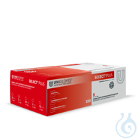 Latexhandschuhe Unigloves Select Plus, puderfrei, Größe S • Chemikalienschutz EN 374 
• unsteril...