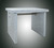 Weighing table made of granite, vibration-free construction with improved legroom, with stainless...