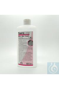 SafeLine Skin Gel fresh, Alkoholisches Händedesinfektionsmittel, 500 ml...