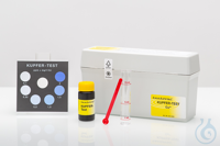 Testoval® Kupfer 0 - 2 mg Farbvergleichsbesteck für die schnelle manuelle Analyse des...