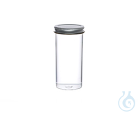 MULTIPURPOSE CONTAINER, 150 ML, PS, 49/107 MM,, METAL SCREW CAP, CLEAR, W/O...
