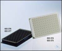 MICROPLATE, 96 WELL, PS, F-BOTTOM, (CHIMNEY, WELL), WHITE, LUMITRAC, HIGH BINDING, STERILE,, 10...