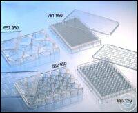 CELL CULTURE MICROPLATE, 96 WELL, PS, F-BOTTOM, (CHIMNEY WELL), CLEAR,...