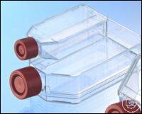 CELL CULTURE FLASK, 250 ML, 75 CM², PS,, CELLCOAT®, FIBRONECTIN, RED FILTER...