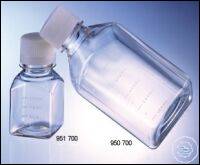 MEDIA BOTTLE, 500 ML, PET, TETRAGONAL,, STERILE MEDIA BOTTLE, 500 ML, PET,...