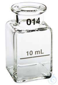 Rechthoekige cuvette, 1 x 1 inch, 10 ml, pk/2