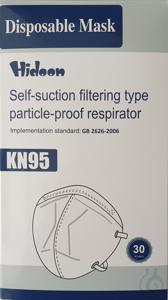 KN95 Atemschutzmaske Produkt: Atemschutzmaske
Farbe: weiß
model: HD-9505/L...