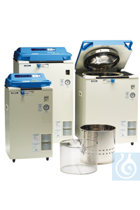 Autoclave HV-L25, vertical, volume utile : 25 litres, température : max. 126°C, dimensions de la...