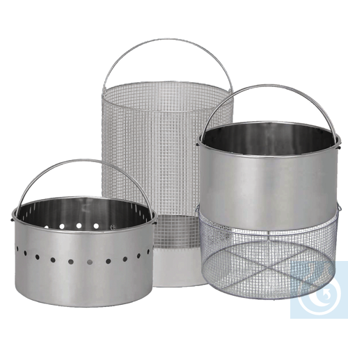 Stainless steel basket with shell HV-L 85