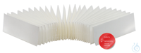 Keimprüfpapier 3014, weiß, 110 g/qm, plissiert, 110 mm x 2 m, 50 Doppelflt. 20 m