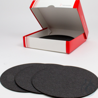 Filter paper 551, black ,slow 95 g/sqm ,Discs 240 mm Filter paper 551, black, slow 95 g/sqm,...