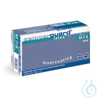 Einmalhandschuhe Semperguard Latex puderfrei ic, Gr. S, VE 100 St. Einwegschutzhandschuh aus...