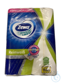 Zewa Wisch und Weg ganz weiß  VE 16 Rollen a 45 Blatt Zewa Wisch und Weg ganz weiß  VE 16 Rollen...